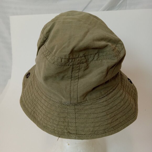 GYMBOREE Baby Boy Bucket Sun Hat Blue With Fish 6-12 Months Camo Chin Strap - Picture 6 of 12